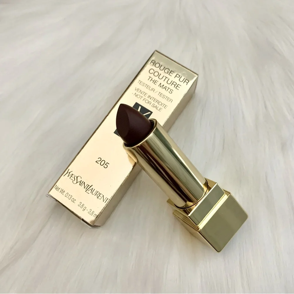 YSL Rouge Pur Couture Lipstick The Mats in Shade #205 Full Size NIB